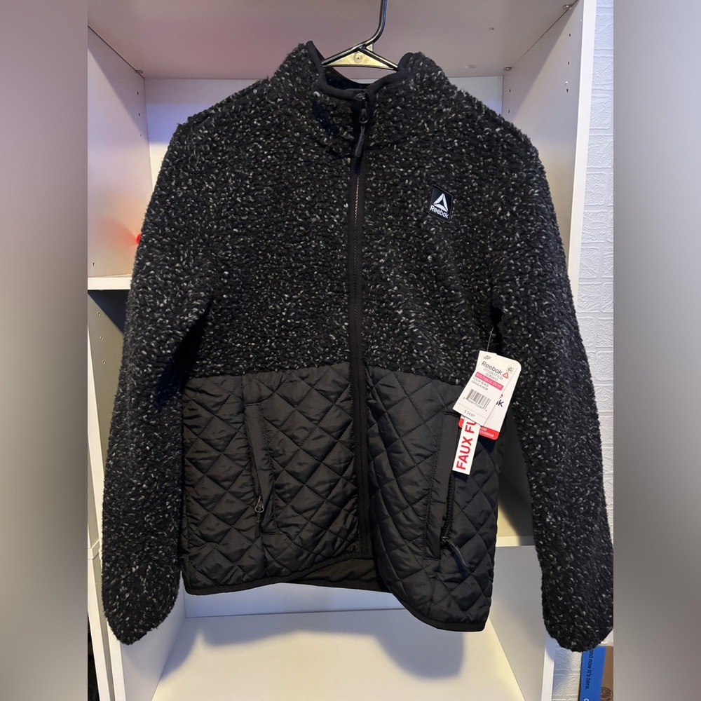 Reebok Black Quilted Jacket